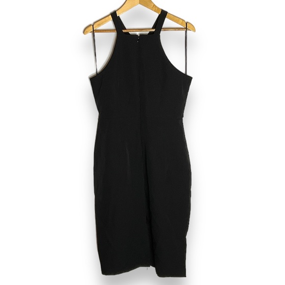 NWT Lulu’s Black Be My Baby Halter Twist Bodycon Midi Dress XLarge - Picture 10 of 11